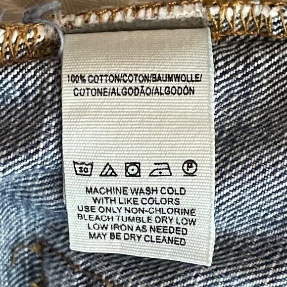 Free People We The Free High Rise Button Front Cutoff Shorts Size 29 - Picture 7 of 9